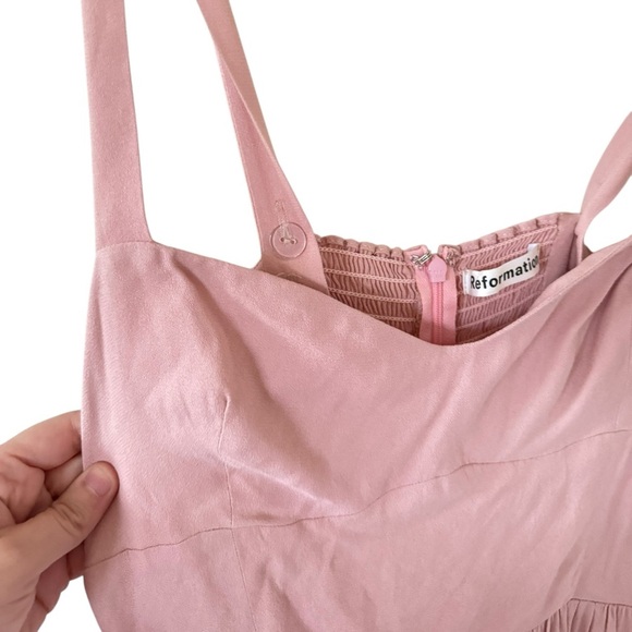 Reformation Blush Pink Midi Dress - Picture 9 of 9